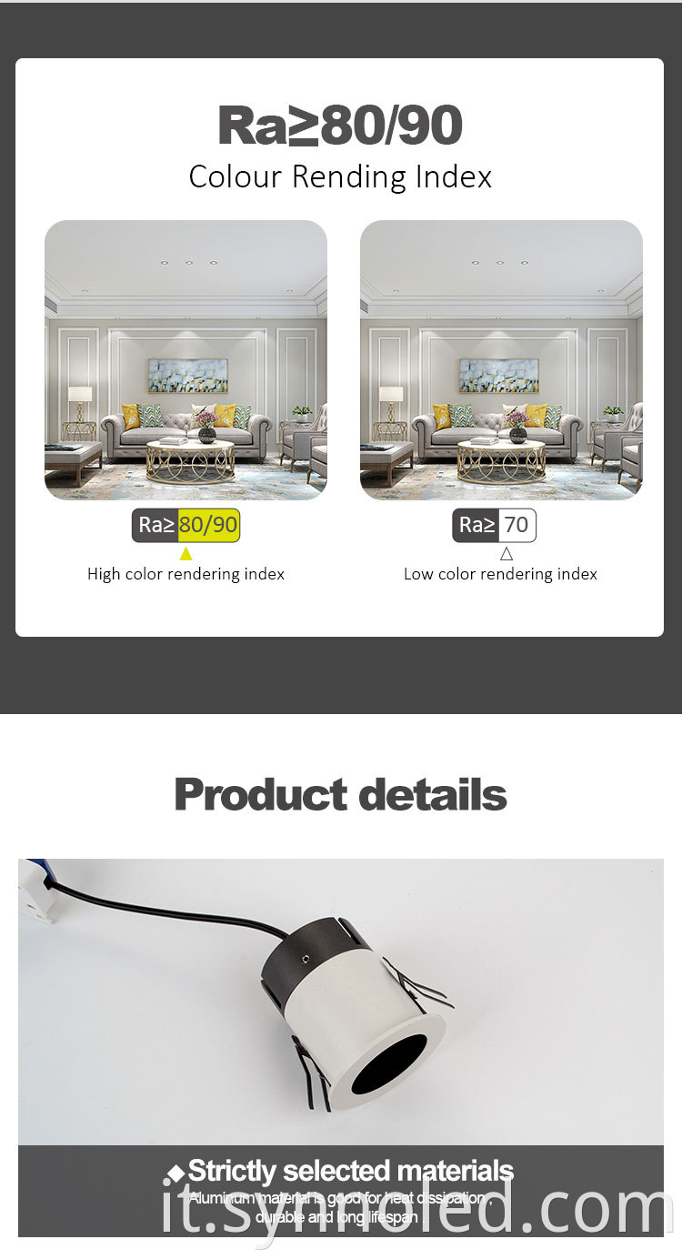 Downlight Details Model Sl Cl2d